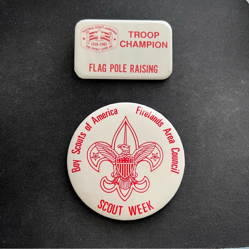 Lot of 2 Boy Scouts of America Metal Collectible Pins